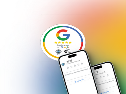 Sticker 7,5 cm Diametro Google Review +CONSEGNA GRATUITA