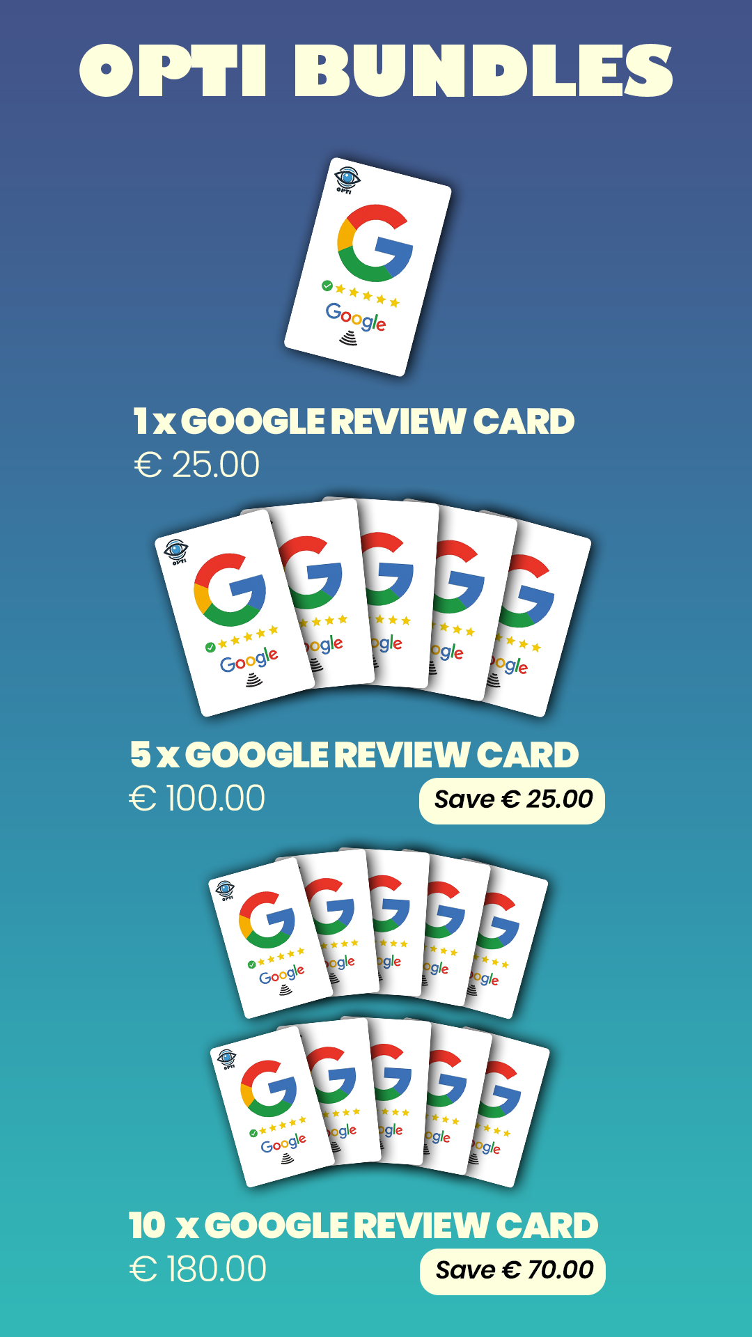 Card NFC Google Review +CONSEGNA GRATUITA