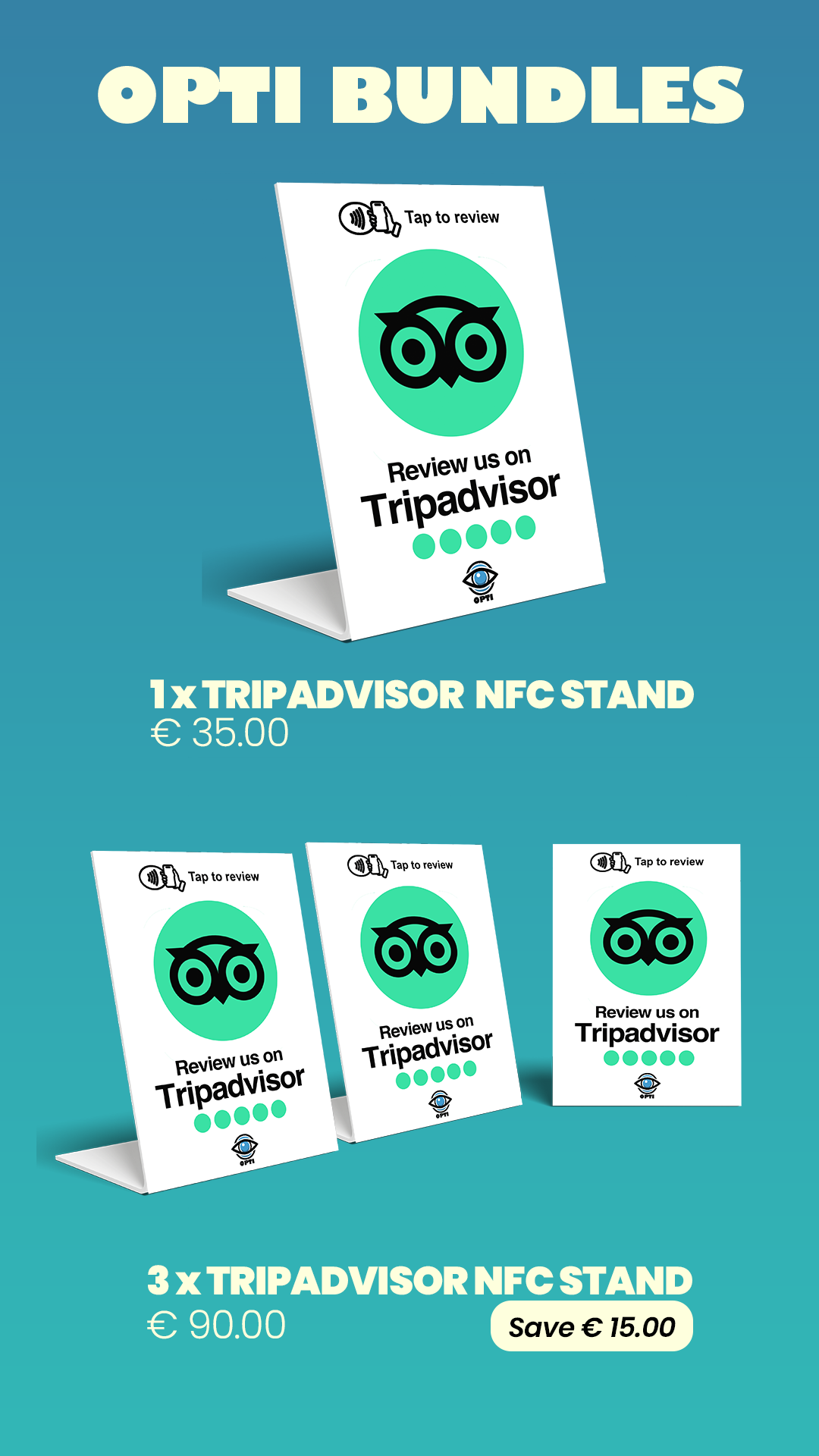 Stand NFC TripAdvisor +CONSEGNA GRATUITA