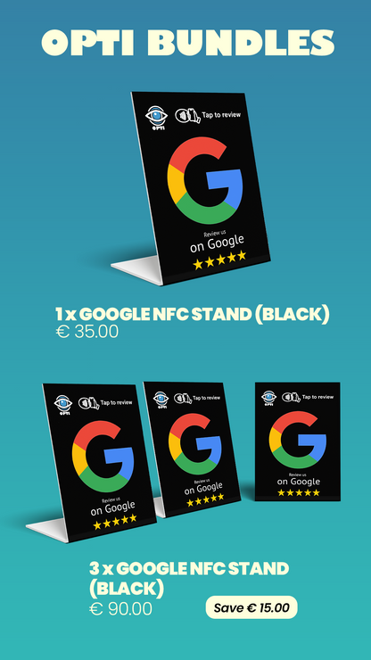 Stand NFC Google Neri +CONSEGNA GRATUITA