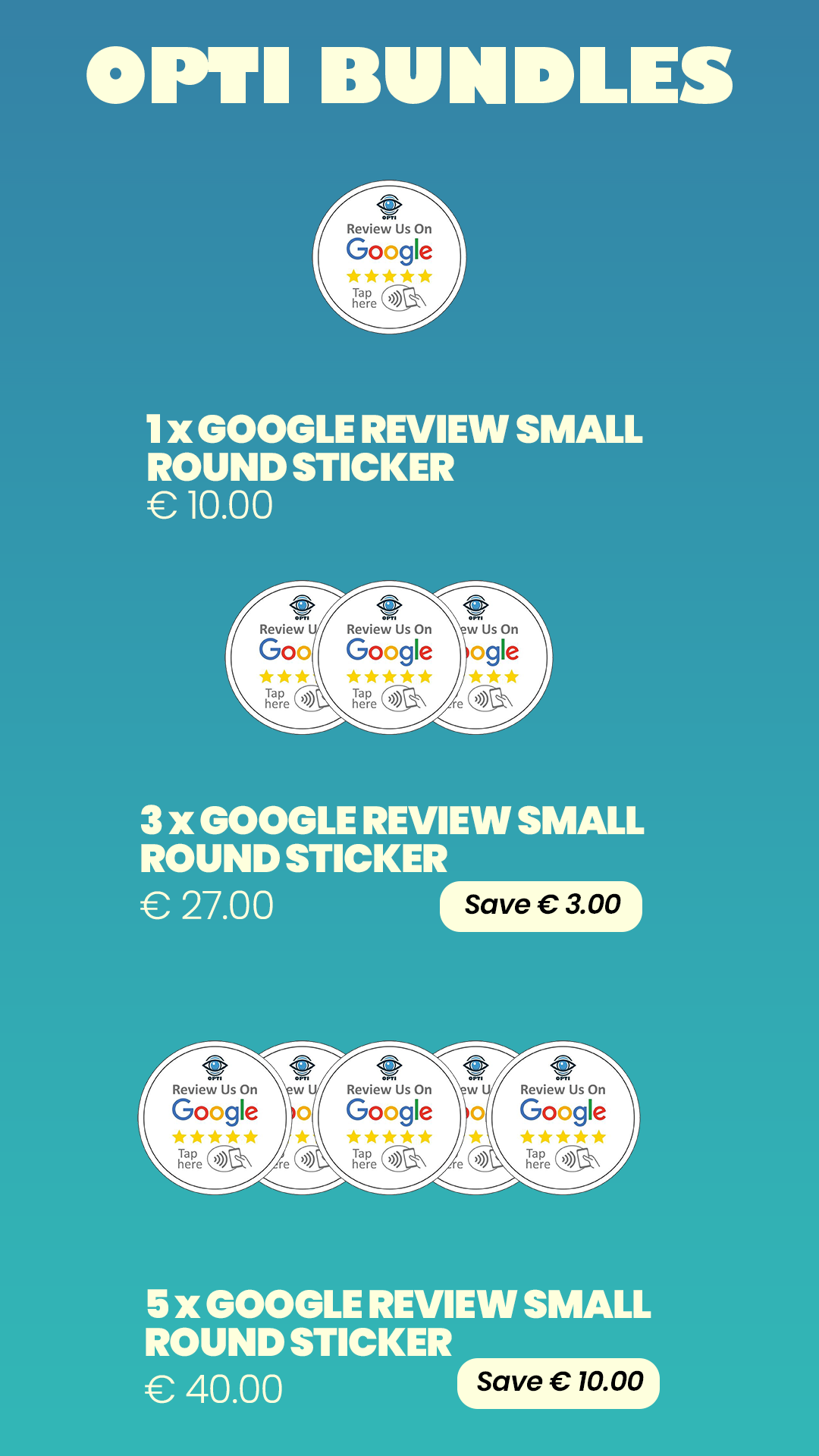 Google NFC sticker tondo piccolo 3,5 cm diam +CONSEGNA GRATUITA