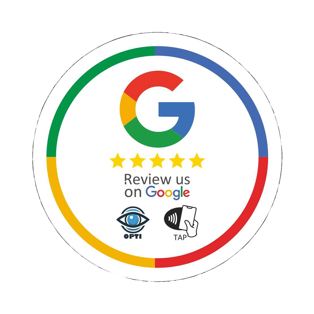 Sticker 7,5 cm Diametro Google Review +CONSEGNA GRATUITA