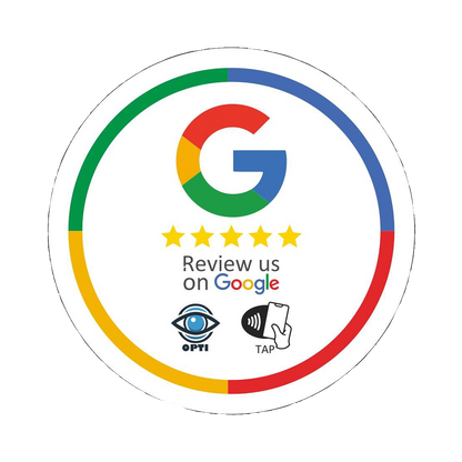 Sticker 7,5 cm Diametro Google Review +CONSEGNA GRATUITA